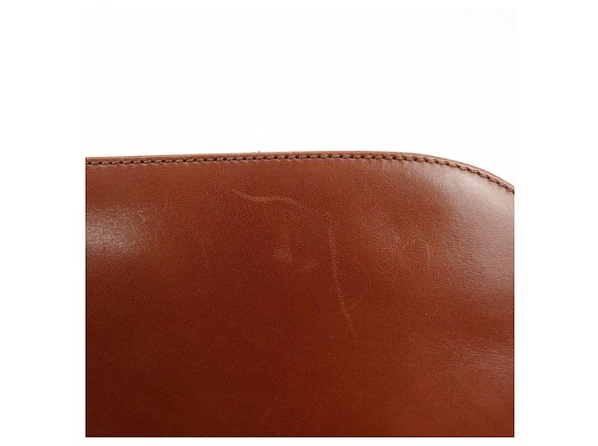 Salvatore Ferragamo Borsa a spalla con catena Ferragamo Gancini in pelle di vitello Marrone - vista 17