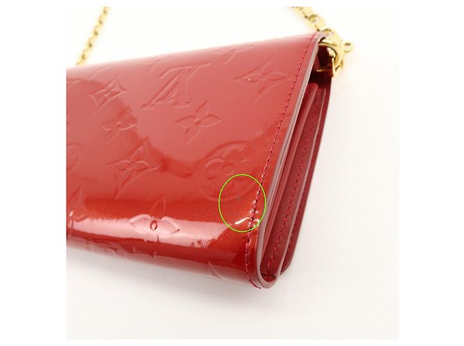 Louis Vuitton Monogram Vernis Portefeuille Sarah Chain Bag M90206 - vista 11