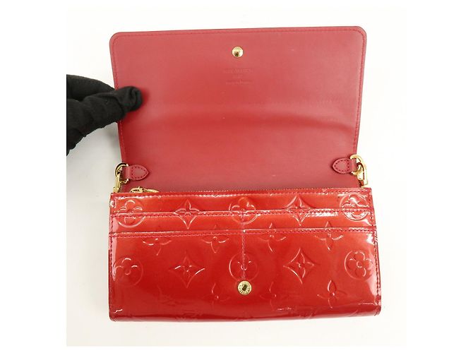 Louis Vuitton Monogram Vernis Portefeuille Sarah Chain Bag M90206 - vista 16