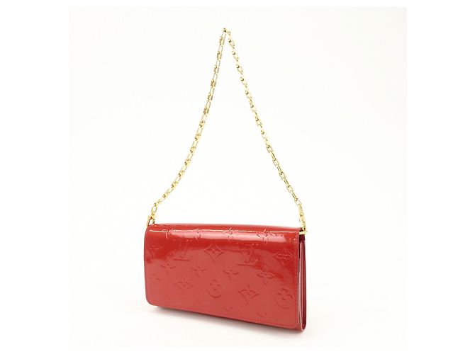 Louis Vuitton Monogram Vernis Portefeuille Sarah Chain Bag M90206 - vista 3