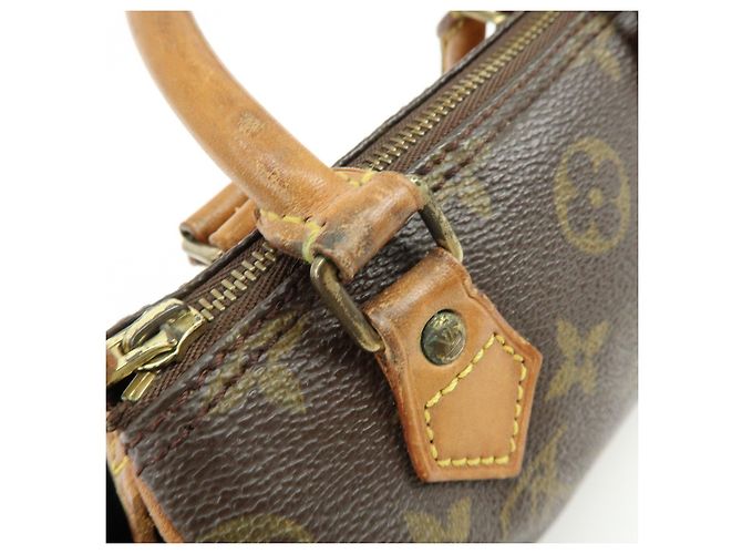 Lotto Borsa a Mano Louis Vuitton Monogram Mini Speedy e Tracolla M41534 J75011 - vista 11