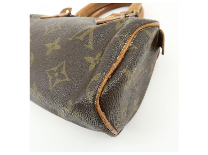 Lotto Borsa a Mano Louis Vuitton Monogram Mini Speedy e Tracolla M41534 J75011 - vista 13