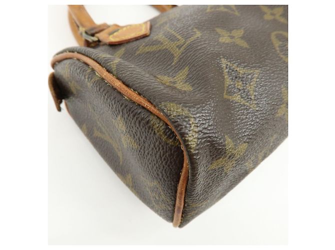 Lotto Borsa a Mano Louis Vuitton Monogram Mini Speedy e Tracolla M41534 J75011 - vista 16