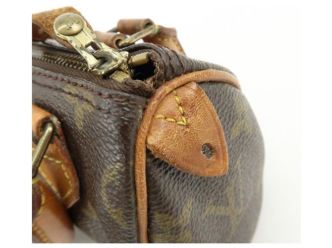 Lotto Borsa a Mano Louis Vuitton Monogram Mini Speedy e Tracolla M41534 J75011 - vista 17