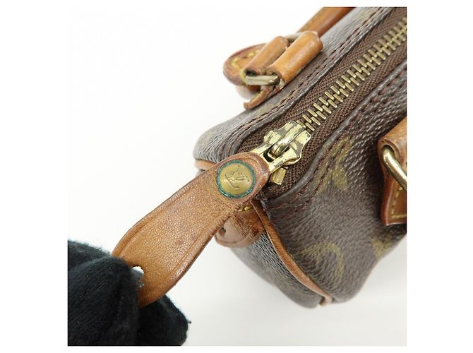 Lotto Borsa a Mano Louis Vuitton Monogram Mini Speedy e Tracolla M41534 J75011 - vista 19