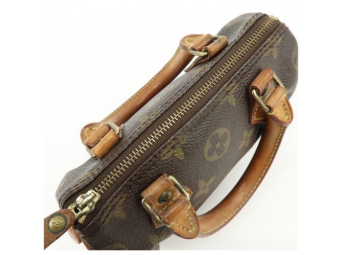 Lotto Borsa a Mano Louis Vuitton Monogram Mini Speedy e Tracolla M41534 J75011 - vista 20
