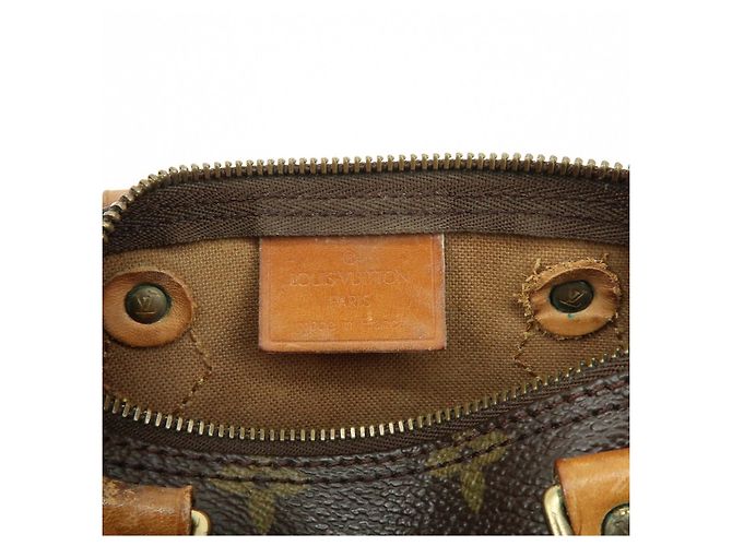 Lotto Borsa a Mano Louis Vuitton Monogram Mini Speedy e Tracolla M41534 J75011 - vista 23
