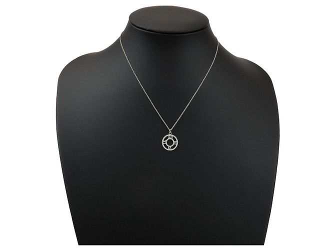 Tiffany & Co Tiffany&Co. Collana Atlas Open Diamond K18 750WG White Gold - vista 6