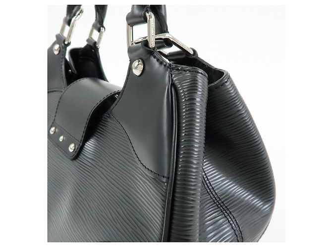 Louis Vuitton Epi Leather Sac Montaigne Hand Bag Noir M59302 - vista 18