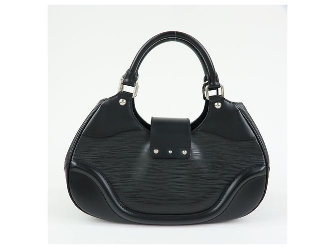 Louis Vuitton Epi Leather Sac Montaigne Hand Bag Noir M59302 - vista 2