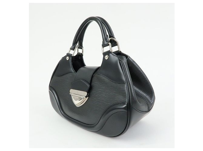 Louis Vuitton Epi Leather Sac Montaigne Hand Bag Noir M59302 - vista 3