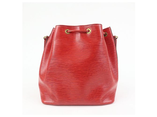 Borsa a tracolla Louis Vuitton Epi Petit Noe Castilian Red M44107 - vista 2