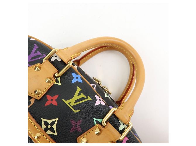 Borsa a mano Louis Vuitton Monogram Trouville Multicolor Noir M92662 - vista 6