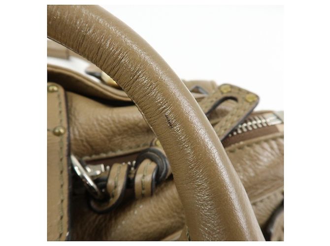 Chloé Borsa a mano in pelle Chloe Paddington Borsa Boston Marrone - vista 11