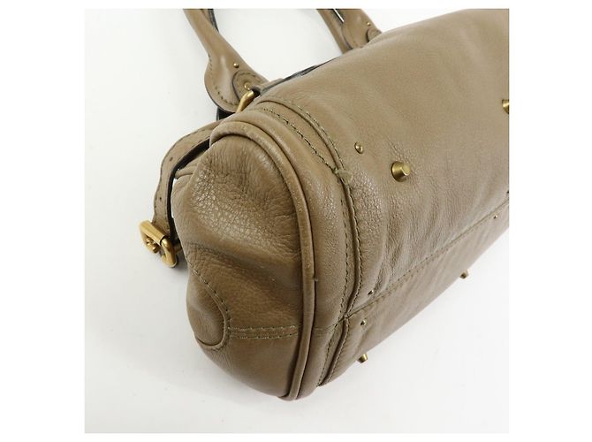 Chloé Borsa a mano in pelle Chloe Paddington Borsa Boston Marrone - vista 12