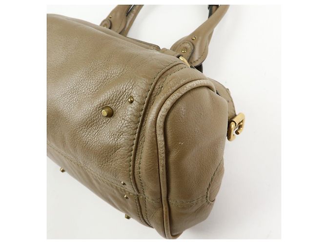 Chloé Borsa a mano in pelle Chloe Paddington Borsa Boston Marrone - vista 13