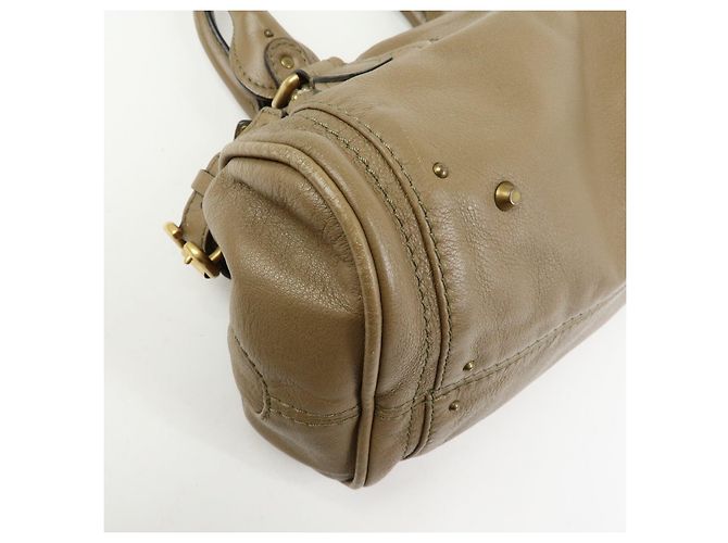 Chloé Borsa a mano in pelle Chloe Paddington Borsa Boston Marrone - vista 14