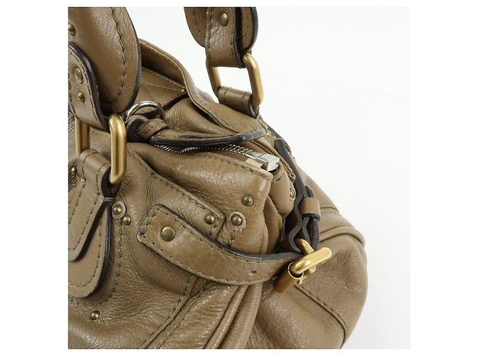 Chloé Borsa a mano in pelle Chloe Paddington Borsa Boston Marrone - vista 16