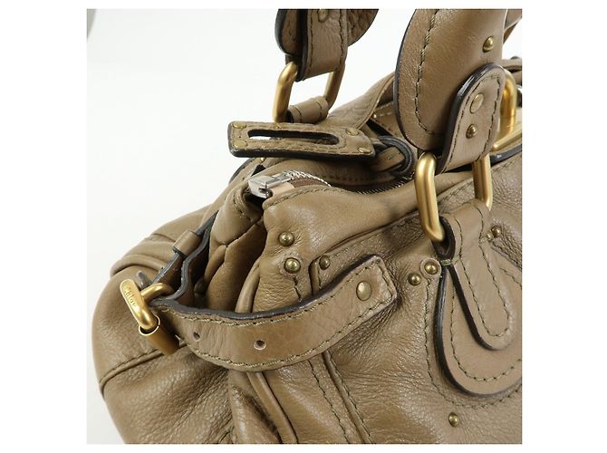 Chloé Borsa a mano in pelle Chloe Paddington Borsa Boston Marrone - vista 17