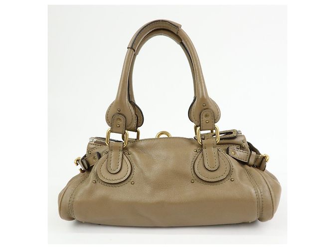 Chloé Borsa a mano in pelle Chloe Paddington Borsa Boston Marrone - vista 2