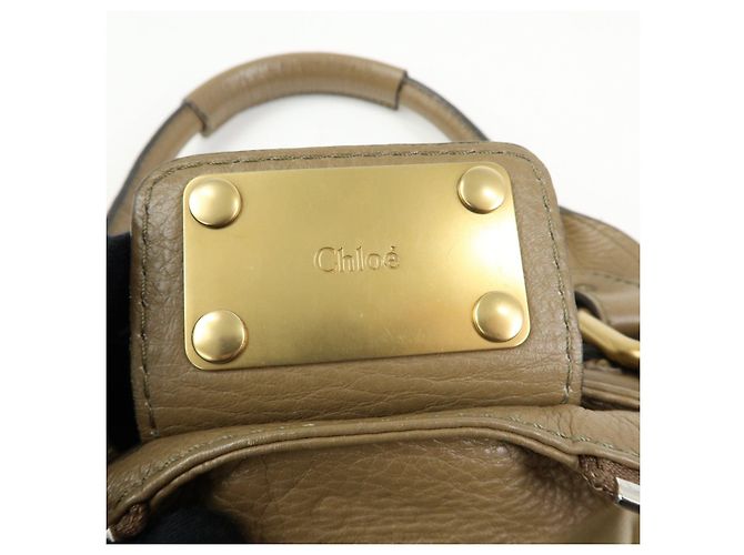 Chloé Borsa a mano in pelle Chloe Paddington Borsa Boston Marrone - vista 24