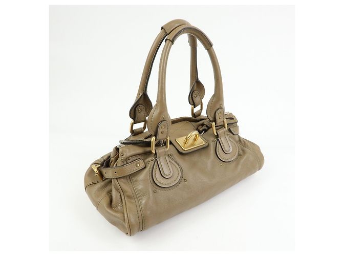 Chloé Borsa a mano in pelle Chloe Paddington Borsa Boston Marrone - vista 4