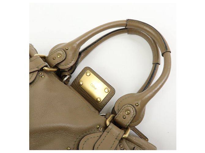 Chloé Borsa a mano in pelle Chloe Paddington Borsa Boston Marrone - vista 6
