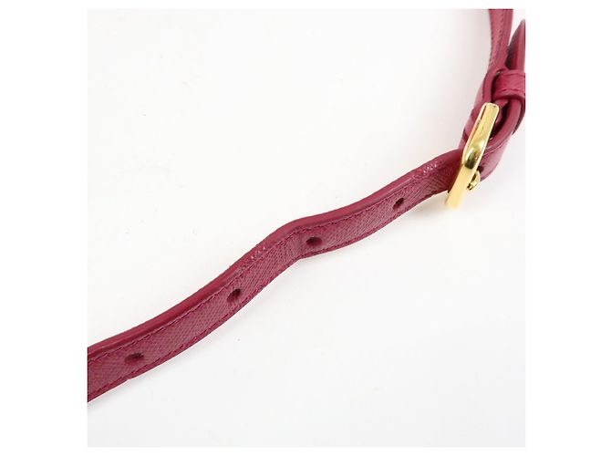 PRADA Borsa 2Way in Nylon Tessuto Borsa a Mano Borsa a Spalla Rosa 1BA843 - vista 7