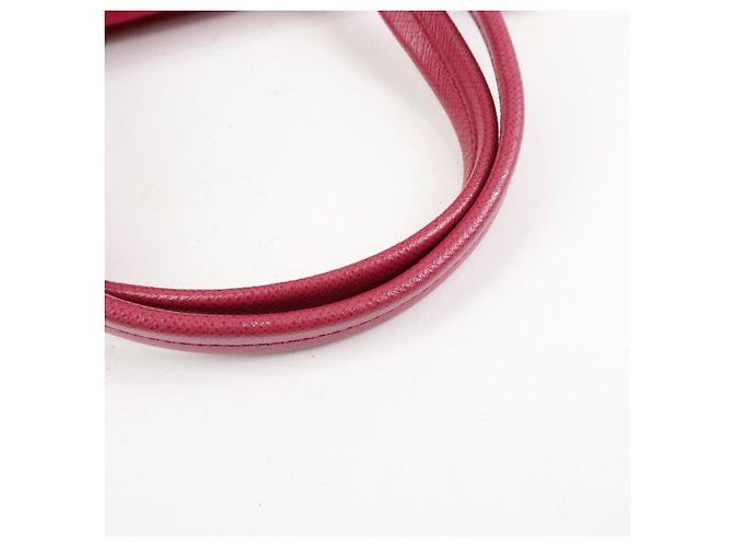 PRADA Borsa 2Way in Nylon Tessuto Borsa a Mano Borsa a Spalla Rosa 1BA843 - vista 9