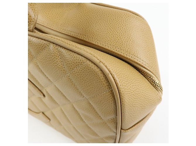 Borsa Boston CHANEL COCO Mark Caviarskin Beige - vista 16