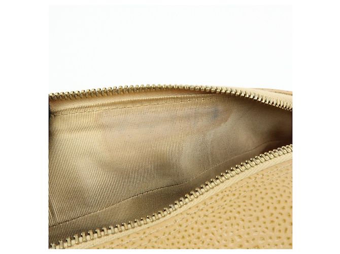 Borsa Boston CHANEL COCO Mark Caviarskin Beige - vista 22