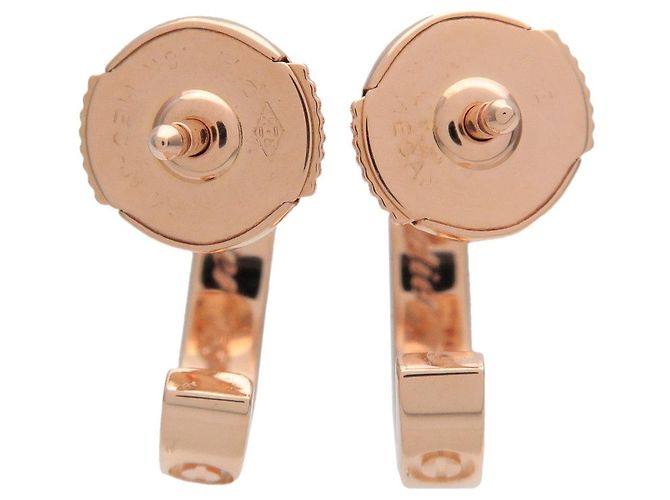 Orecchini Cartier Mini Love K18 750PG Oro Rosa - vista 2