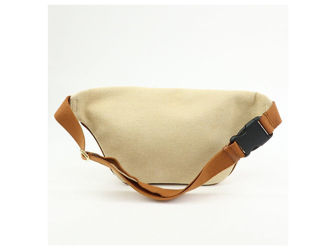 Borsa vita GUCCI Sherry Interlocking G Canvas Leather Beige 575082 - vista 2