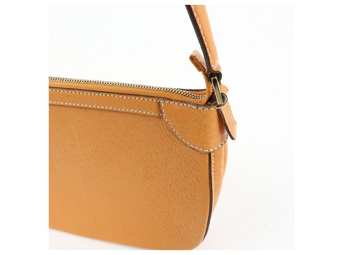 Salvatore Ferragamo Borsa a mano e a tracolla Ferragamo Gancini in pelle Orange - vista 17