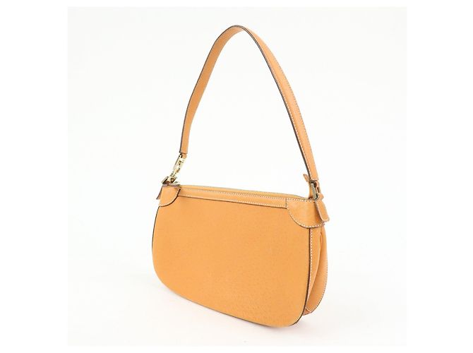 Salvatore Ferragamo Borsa a mano e a tracolla Ferragamo Gancini in pelle Orange - vista 3