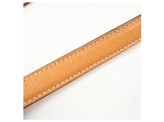 Salvatore Ferragamo Borsa a mano e a tracolla Ferragamo Gancini in pelle Orange - vista 7