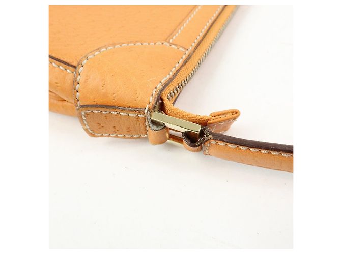 Salvatore Ferragamo Borsa a mano e a tracolla Ferragamo Gancini in pelle Orange - vista 9