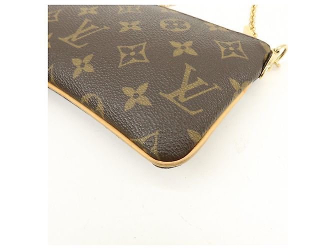 Louis Vuitton Monogram Pochette Milla MM Borsa a mano con catena M60094 - vista 11