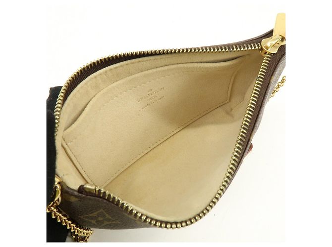 Louis Vuitton Monogram Pochette Milla MM Borsa a mano con catena M60094 - vista 17