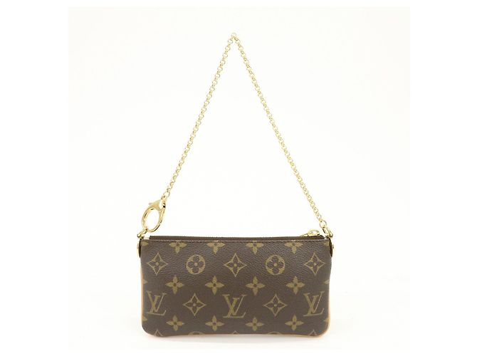 Louis Vuitton Monogram Pochette Milla MM Borsa a mano con catena M60094 - vista 2