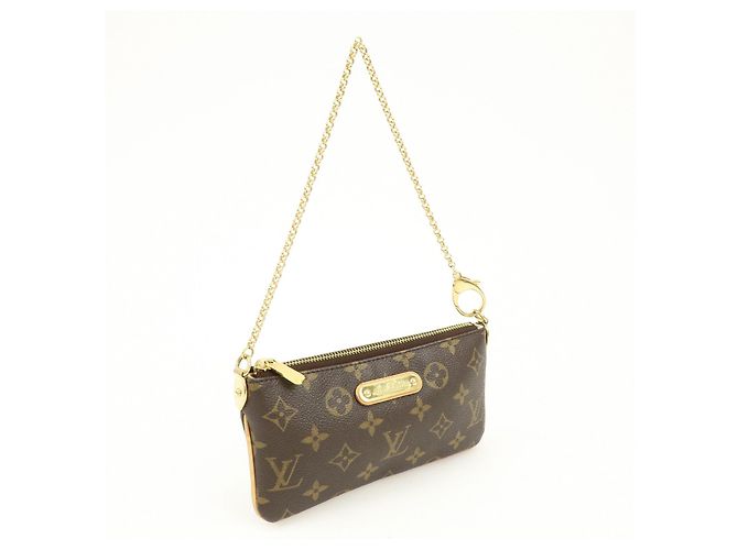 Louis Vuitton Monogram Pochette Milla MM Borsa a mano con catena M60094 - vista 4