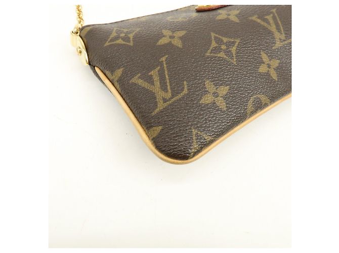 Louis Vuitton Monogram Pochette Milla MM Borsa a mano con catena M60094 - vista 8