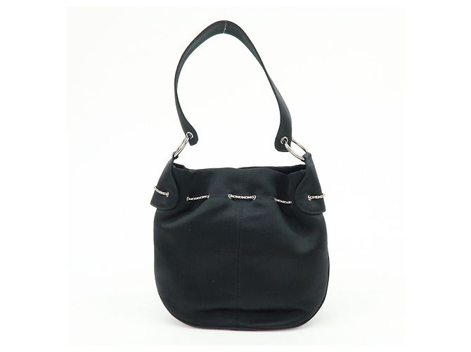 Borsa a spalla e borsa a mano in nylon con logo TOD'S Nero Argento - vista 2