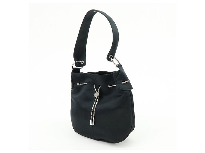 Borsa a spalla e borsa a mano in nylon con logo TOD'S Nero Argento - vista 3