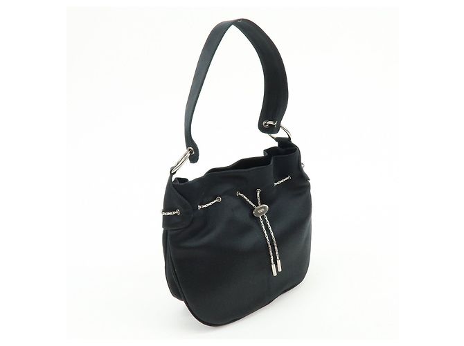 Borsa a spalla e borsa a mano in nylon con logo TOD'S Nero Argento - vista 4