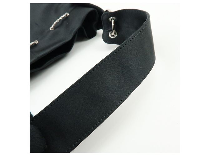 Borsa a spalla e borsa a mano in nylon con logo TOD'S Nero Argento - vista 7
