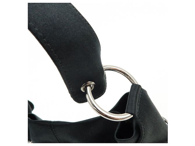 Borsa a spalla e borsa a mano in nylon con logo TOD'S Nero Argento - vista 9