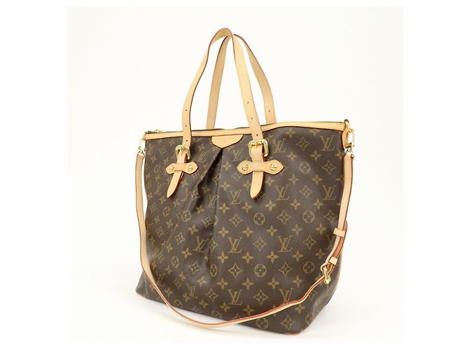 Louis Vuitton Monogram Palermo GM 2Way Hand Bag Brown M40146 - vista 3