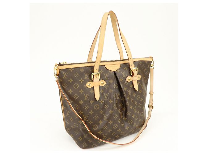 Louis Vuitton Monogram Palermo GM 2Way Hand Bag Brown M40146 - vista 4