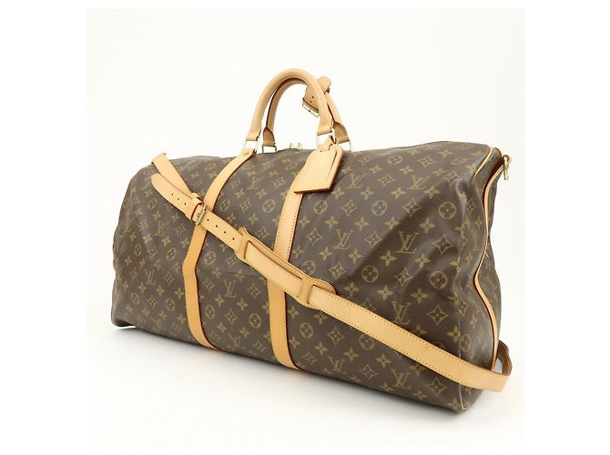 Louis Vuitton Monogram Keep All Bandouliere 60 Boston Bag M41412 - vista 3